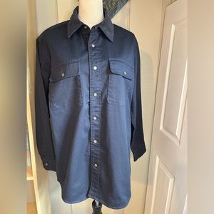 NWOT J.GALT Mens Sweatshirt Button Down